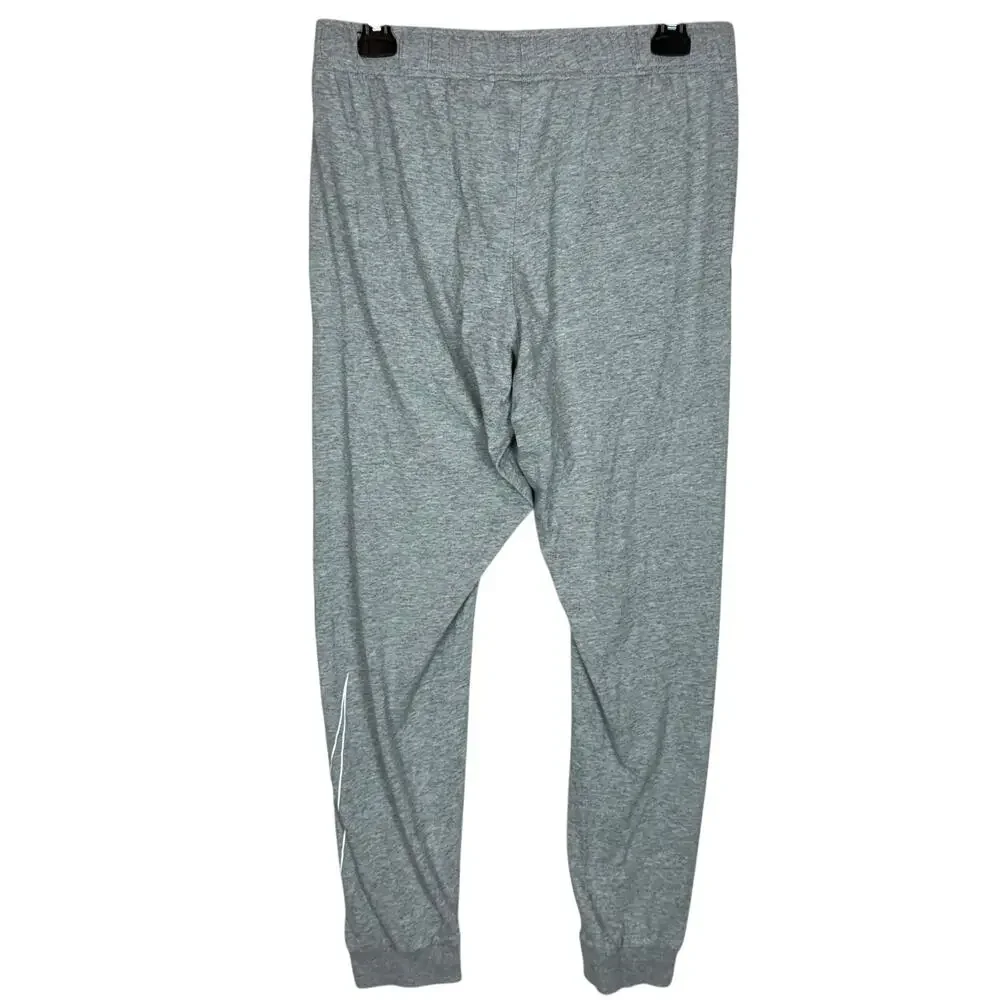 Nike‎ Jogger Pants Men's Small Heather Gray Swoosh Dri-Fit Cotton Performance